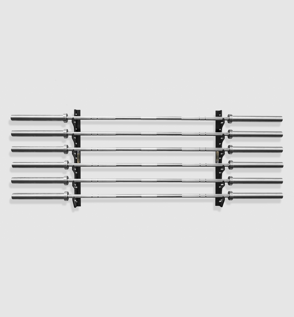 Horizontal Barbell Storage Rack (6 Bar) (Wall Mounted) product image